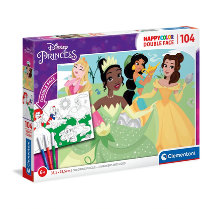 DISNEY Princesse Happy Color Puzzle 104P