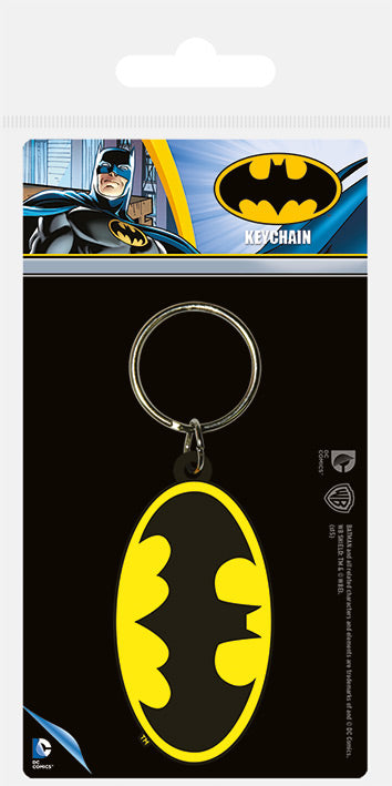 DC COMICS Batman Symbol Porte-clés en caoutchouc