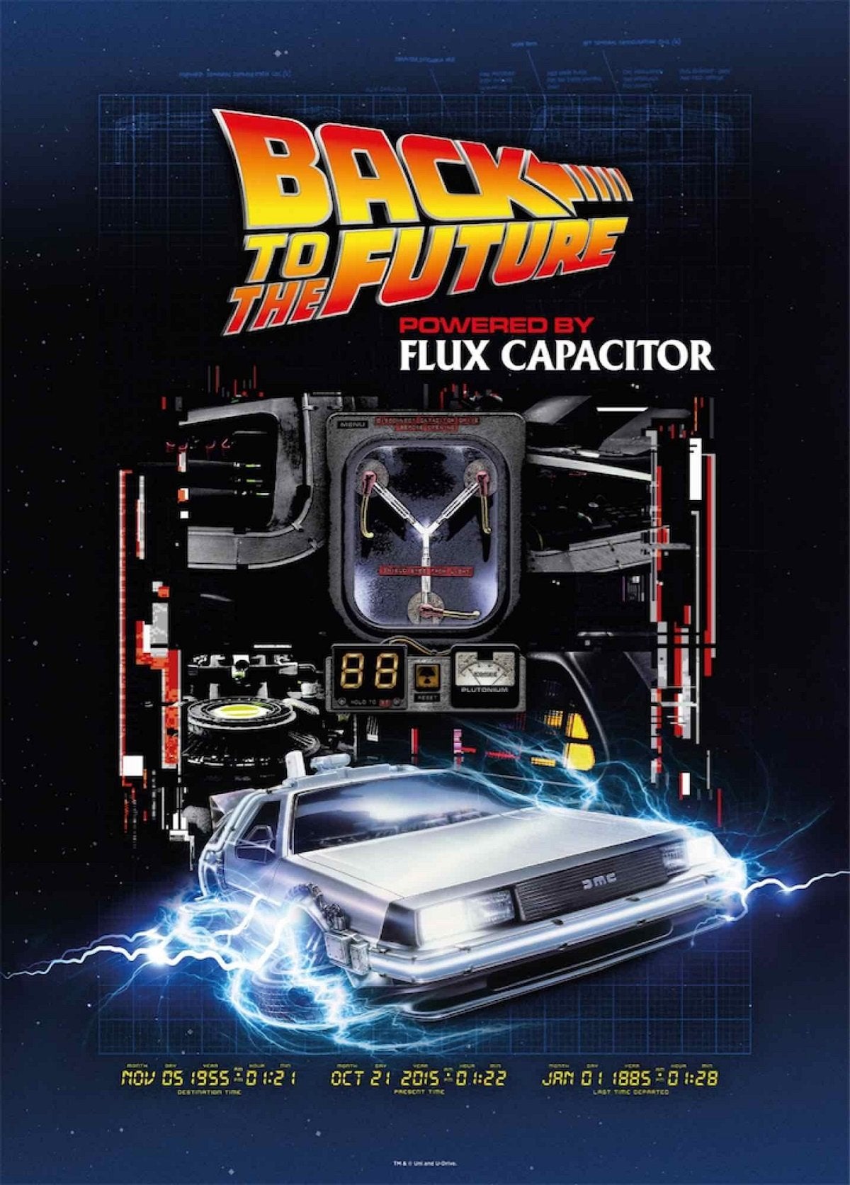 BACK TO THE FUTURE Flux Capacitor Puzzle 1000P
