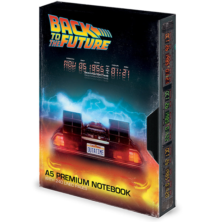 RETOUR VERS LE FUTUR VHS Great Scott Notebook A5 Premium