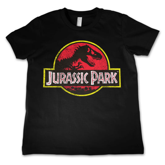 JURASSIC PARK T-Shirt KIDS Logo Distressed (4 Years)