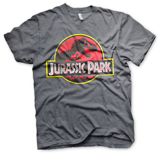 JURASSIC PARK T-Shirt Logo Distressed (XL)