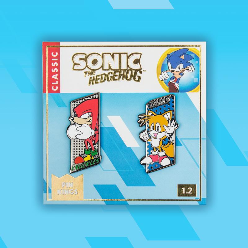 Pin's Sonic le Hérisson Set 1.2 Tails & Knuckles Pin Kings Numskull Funko