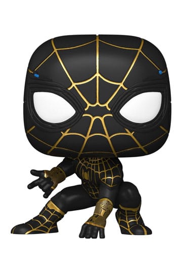 Spider-Man: No Way Home Super Sized Jumbo POP! Spider-Man (Black & Gold Suit) | Marvel figurine Funko