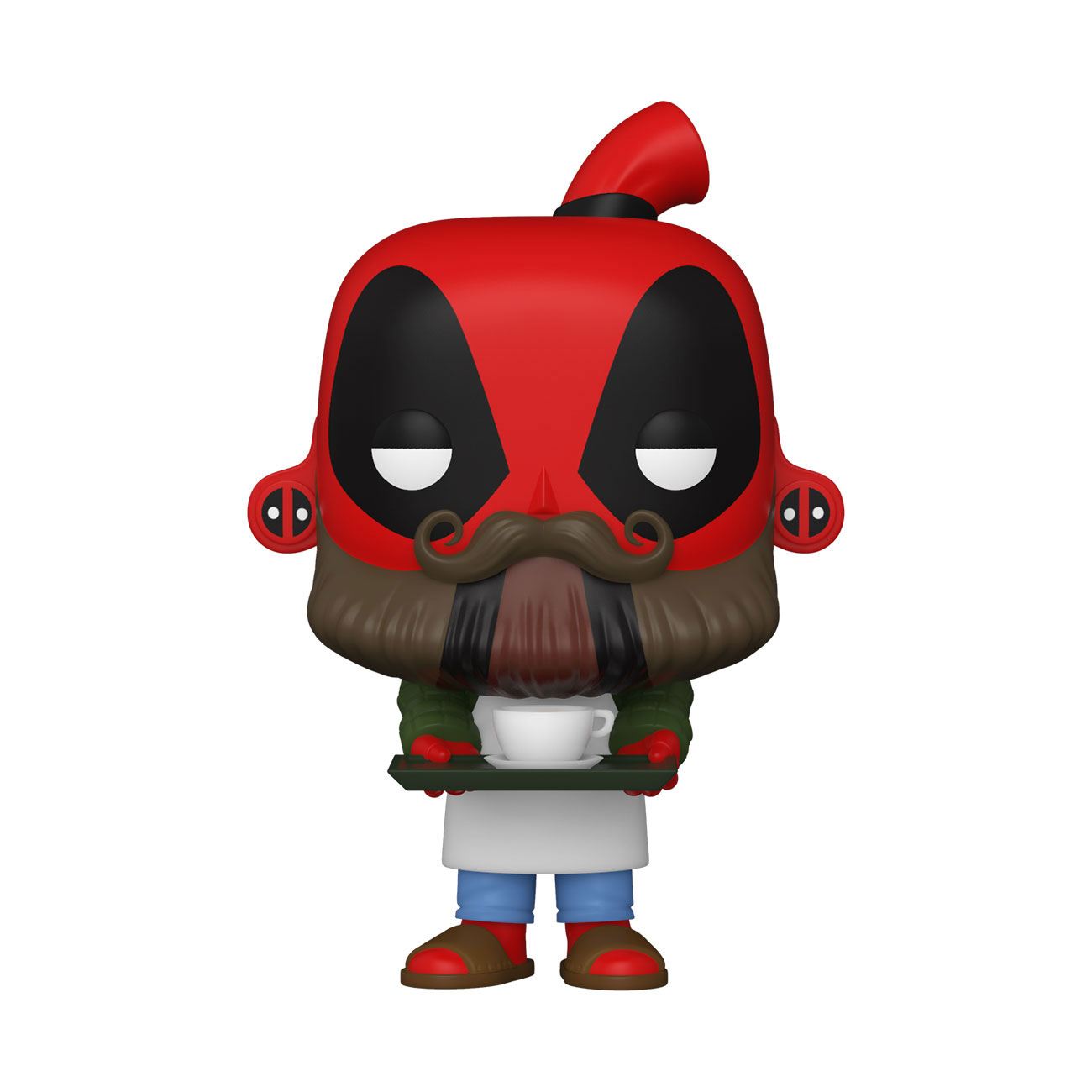 Marvel Deadpool 30th Anniversary Figurine POP! Coffee Barista Deadpool 775 | Marvel figurine Funko
