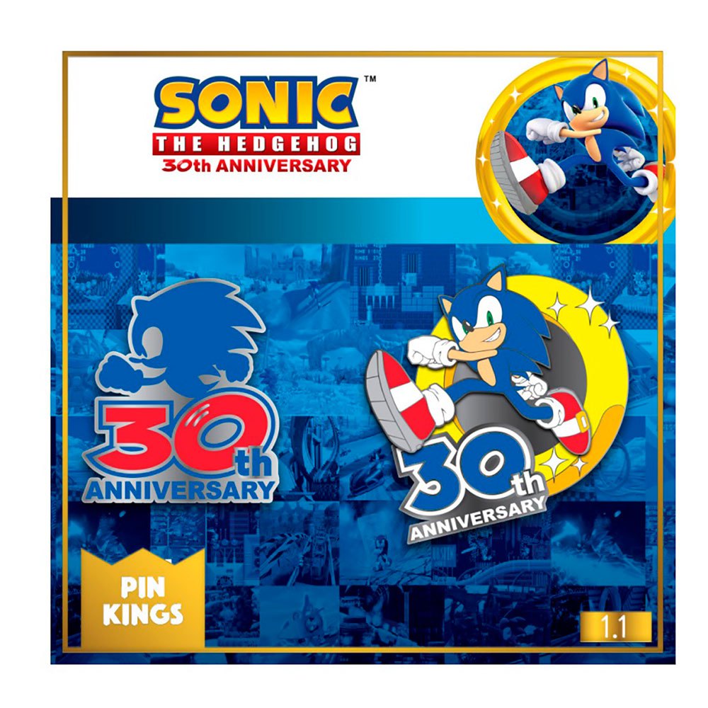 Pin's Sonic le Hérisson Set 1.1 30ème Anniversaire Pin Kings Numskull Funko
