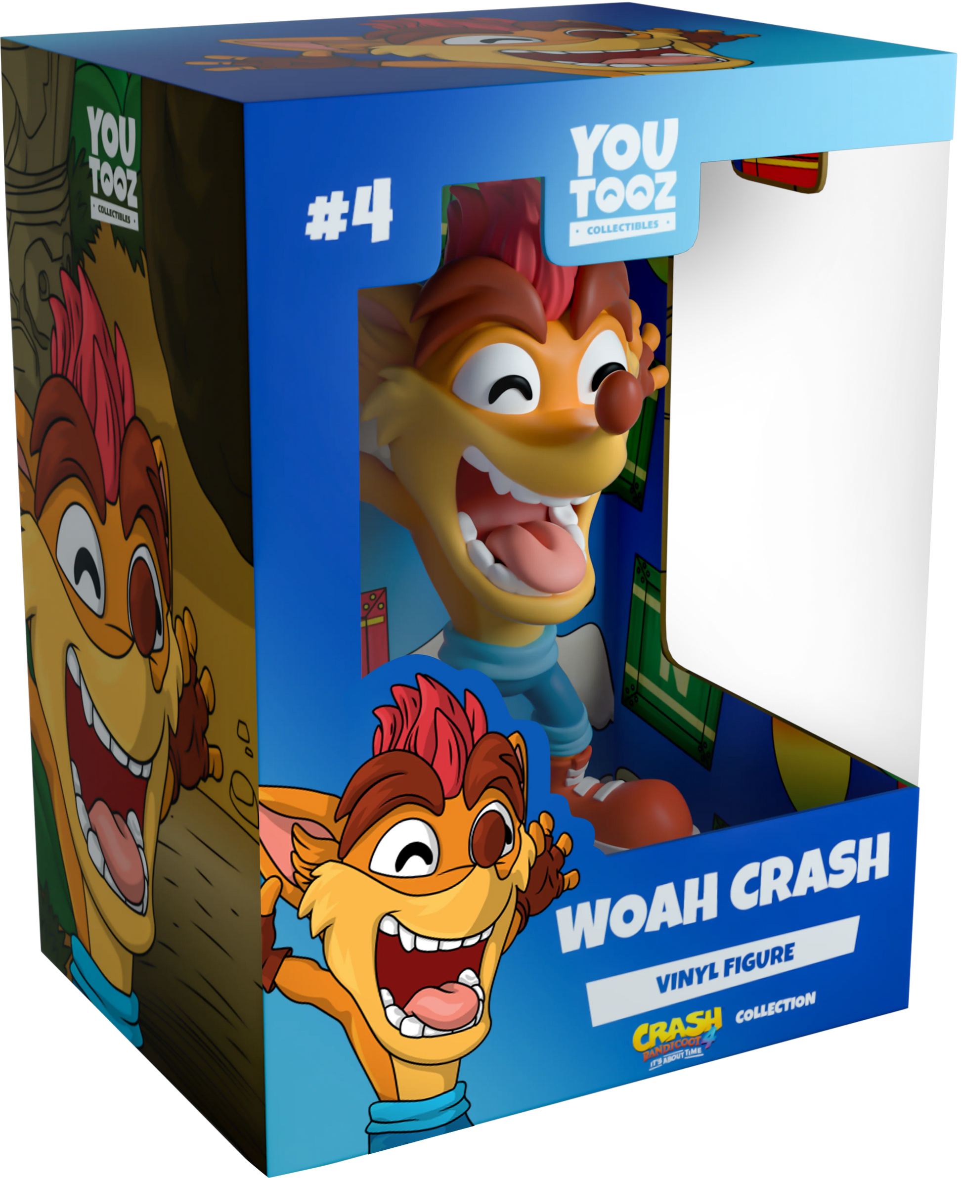 Crash Bandicoot Vinyl figurine Woah Crash Youtooz Activision