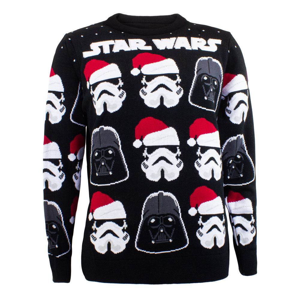 Pull de Noël Star Wars Dark Vador et Stormtrooper Ugly Sweater Heroes Inc | Sweatshirt Christmas Jumper Pattern Funko